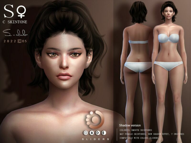 Naturel Female Skintones By S Club Sims 4 Cc Download