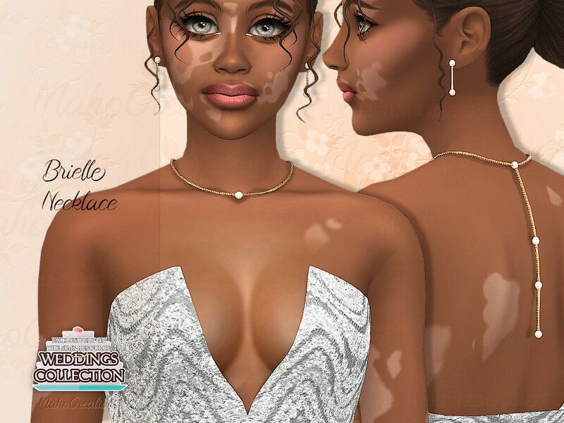 Necklace Brielle Sims 4 CC