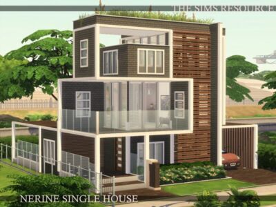 Nerine Single House | Nocc By Simzmora Sims 4 CC