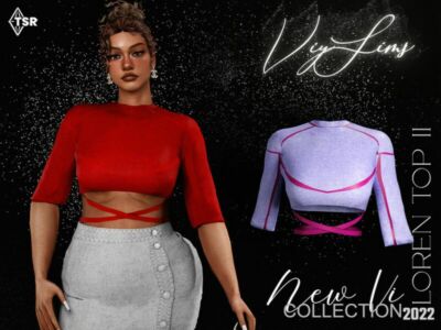 NEW VI Collection – Loren TOP II Sims 4 CC