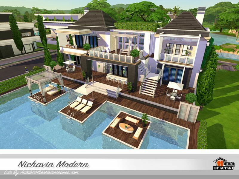 sims 4 cc nichavin modern nocc by autaki 5