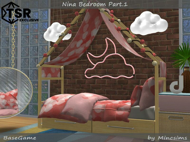 Nina Bedroom Part.1 By Mincsims Sims 4 CC