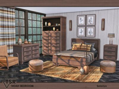 Noah Bedroom By Soloriya Sims 4 CC