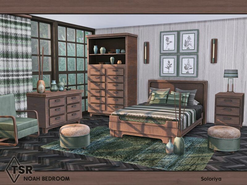 sims 4 cc noah bedroom by soloriya 4