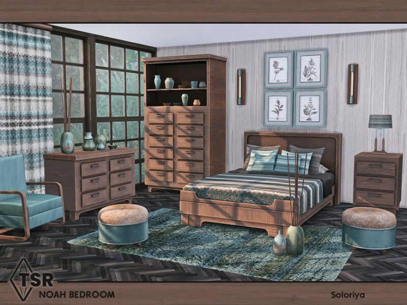 sims 4 cc noah bedroom by soloriya 5