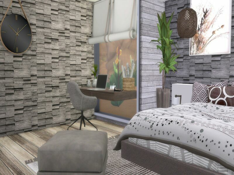 sims 4 cc noami bedroom by suzz86 2