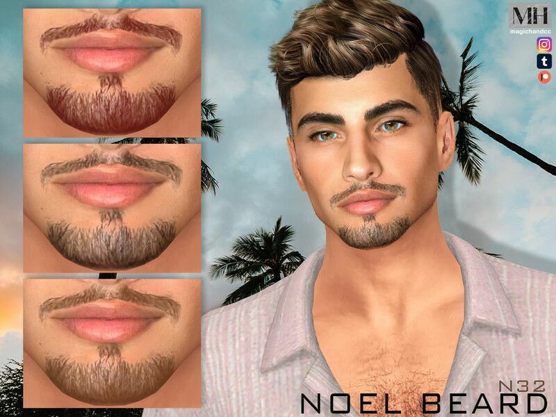 Noel Beard N32 By Magichand Sims 4 CC