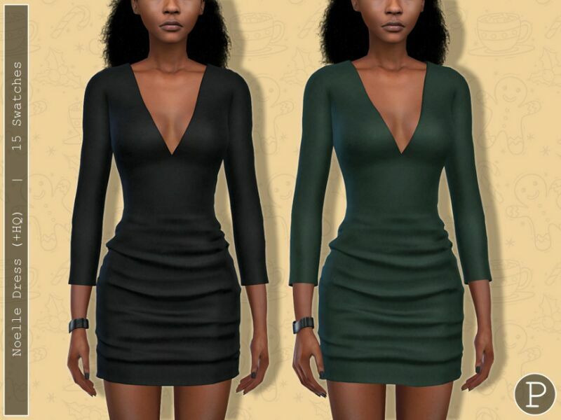 Noelle Dress. By Pipco Sims 4 CC