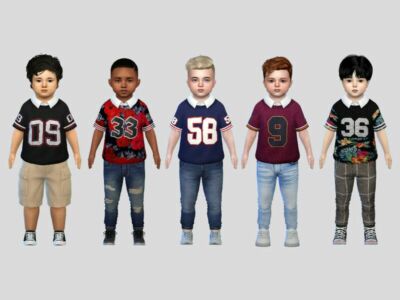 Numbers Game T-Shirt Toddler Sims 4 CC