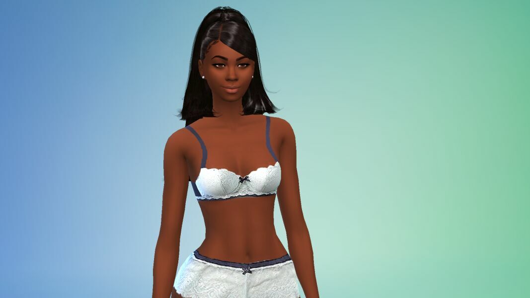 sims 4 cc nurse rashida andrea carter curvesrn body preset by vtk 5