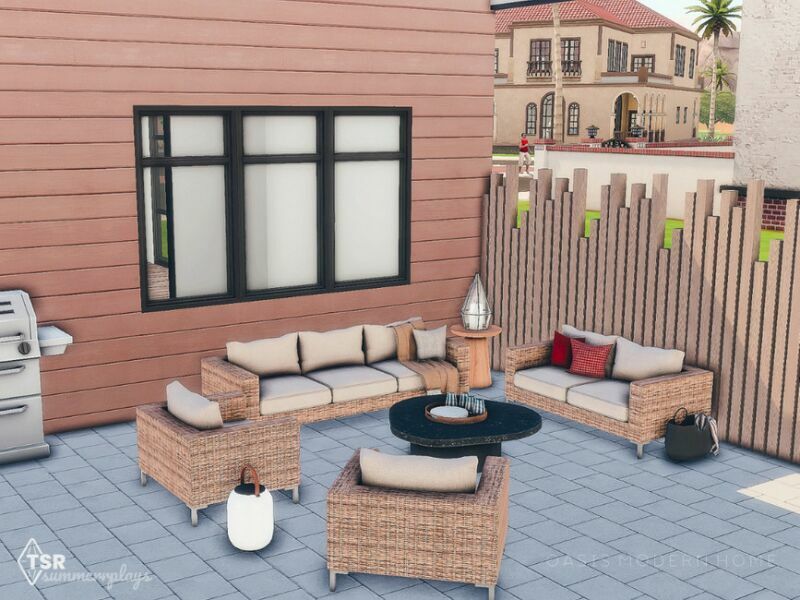 sims 4 cc oasis modern couple home 6