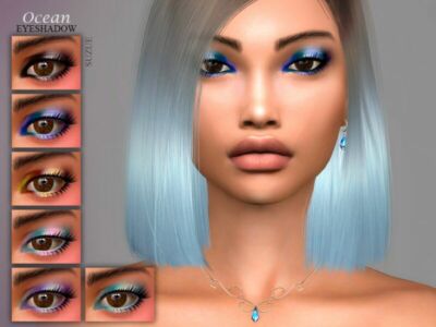 Ocean Eyeshadow N28 By Suzue Sims 4 CC