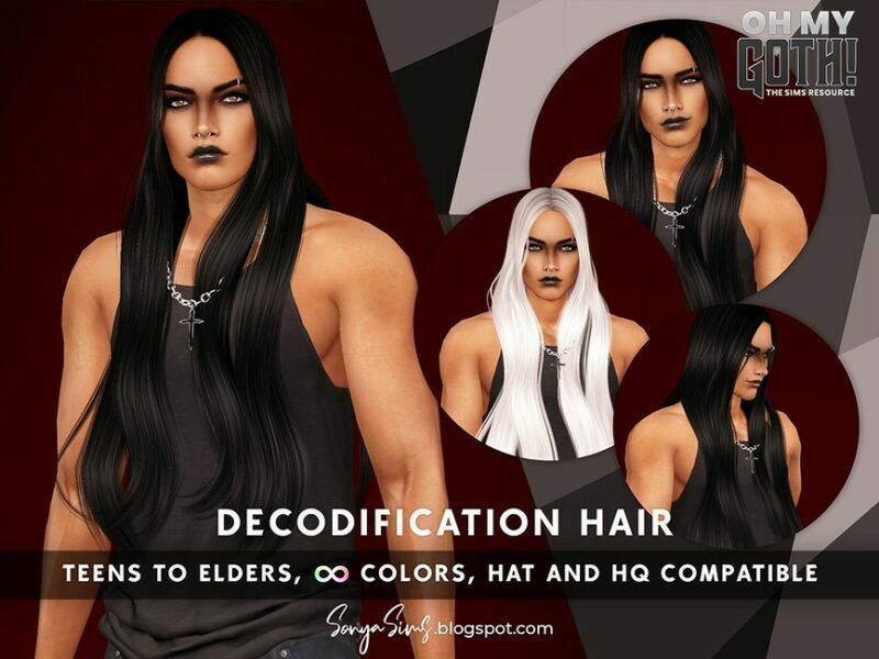 sims 4 cc oh my goth decodification hair males by sonyasimscc 2