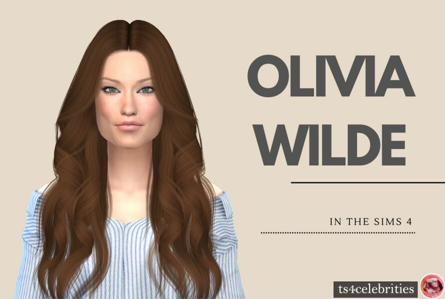 Olivia Wilde In The [Cc+Tray] Sims 4 CC