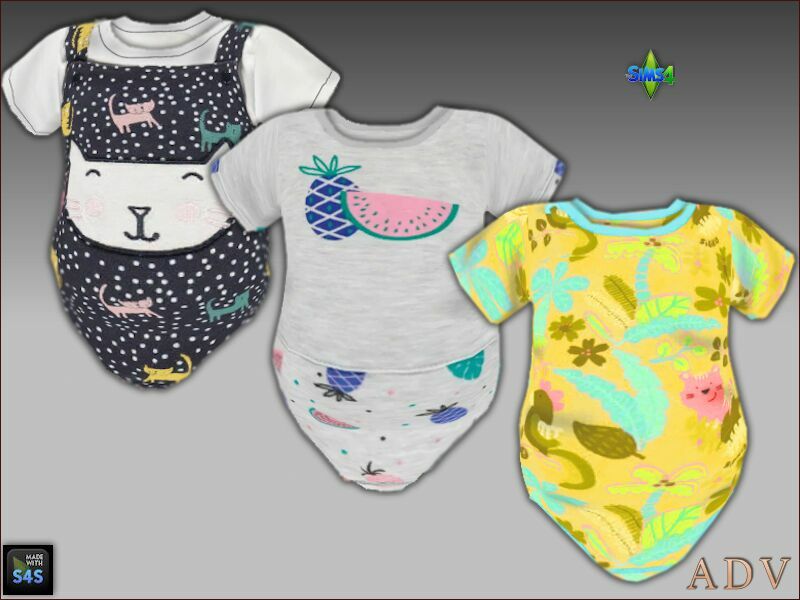 sims 4 cc onesies and socks for infant girls 2