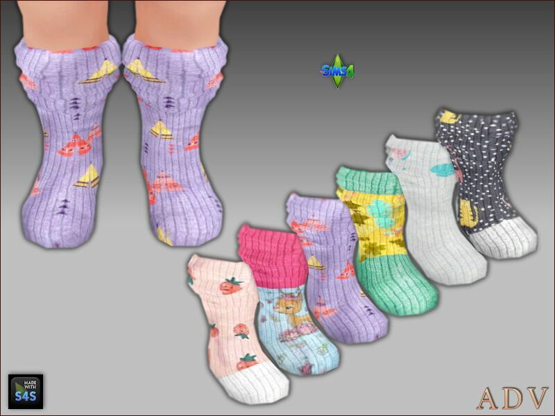 sims 4 cc onesies and socks for infant girls 4