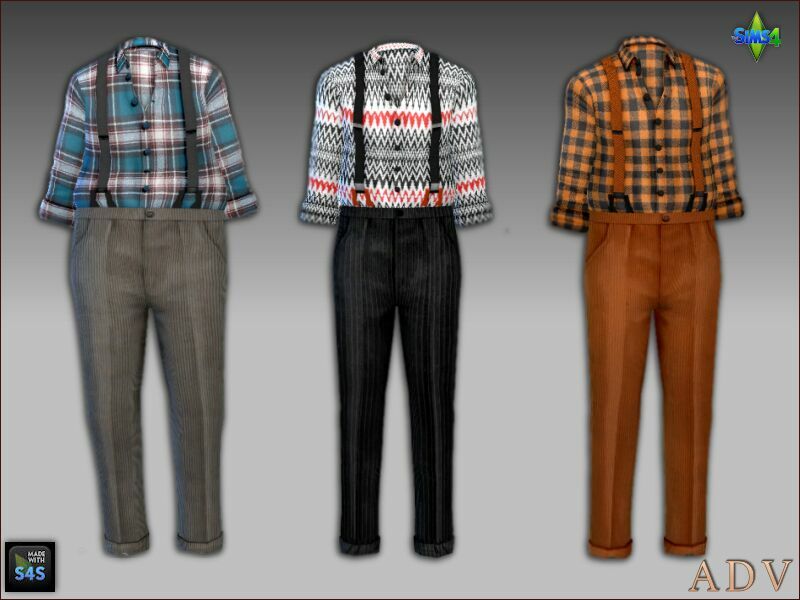 sims 4 cc outfit for male seniors 2