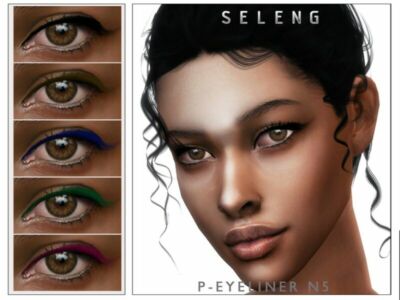 P-Eyeliner N5 [Patreon] By Seleng Sims 4 CC