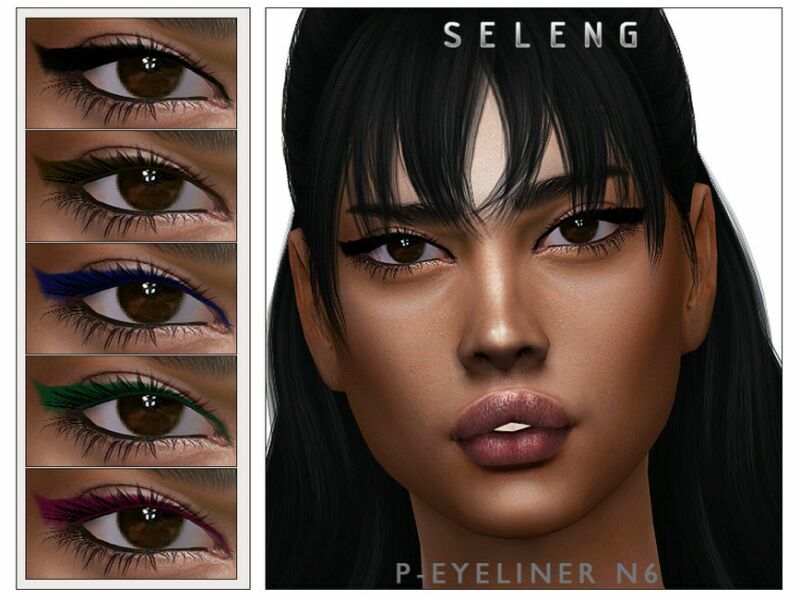 P-Eyeliner N6 [Patreon] By Seleng Sims 4 CC