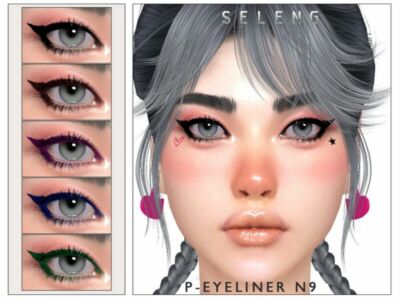 P-Eyeliner N9 [Patreon] By Seleng Sims 4 CC