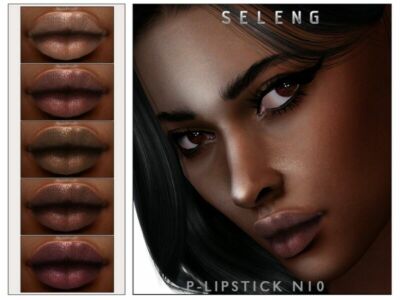 P-Lipstick N10 [Patreon] By Seleng Sims 4 CC