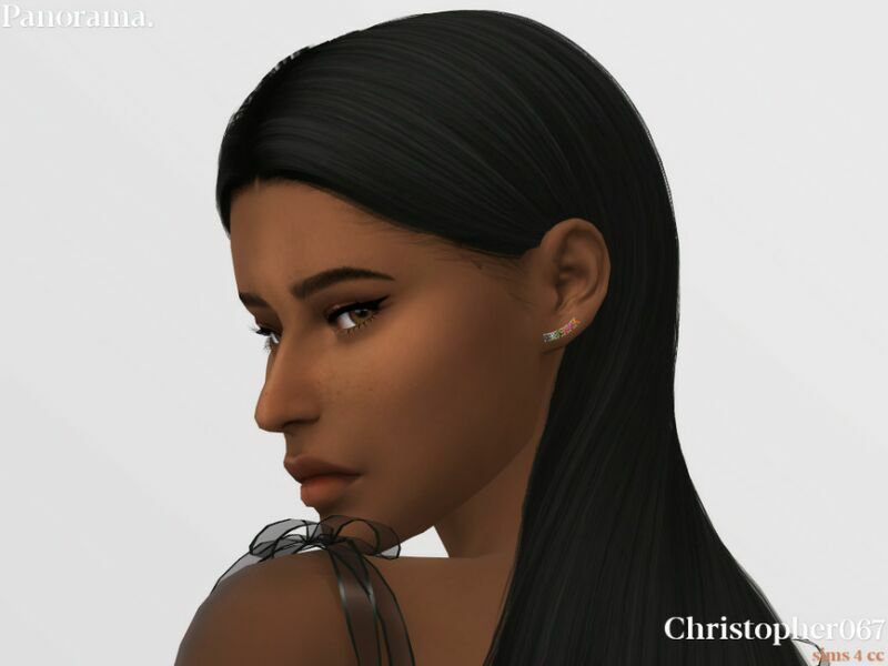 sims 4 cc panorama earrings by christopher067 2