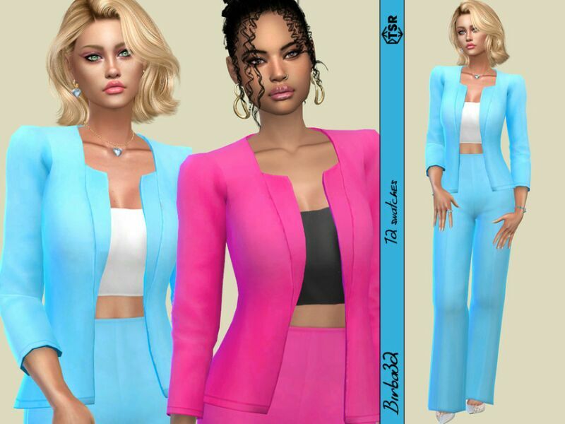 Paris Tailleur – Blazer By Birba32 Sims 4 CC