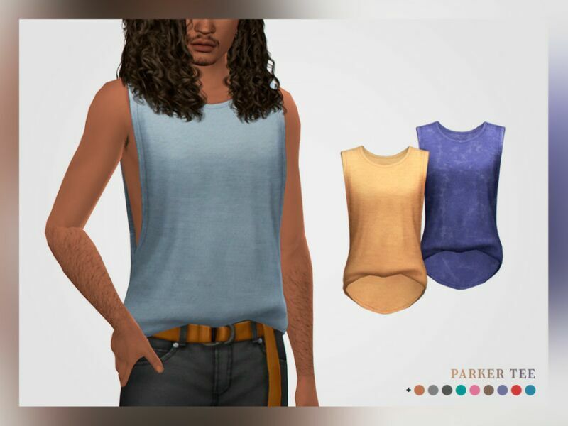 Parker TEE By Pixelette Sims 4 CC