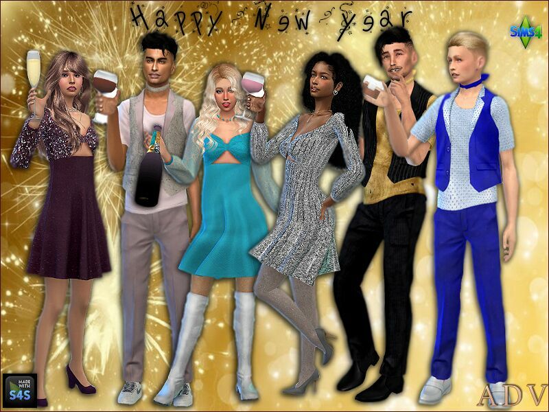 Party Outfits For Teens Sims 4 CC