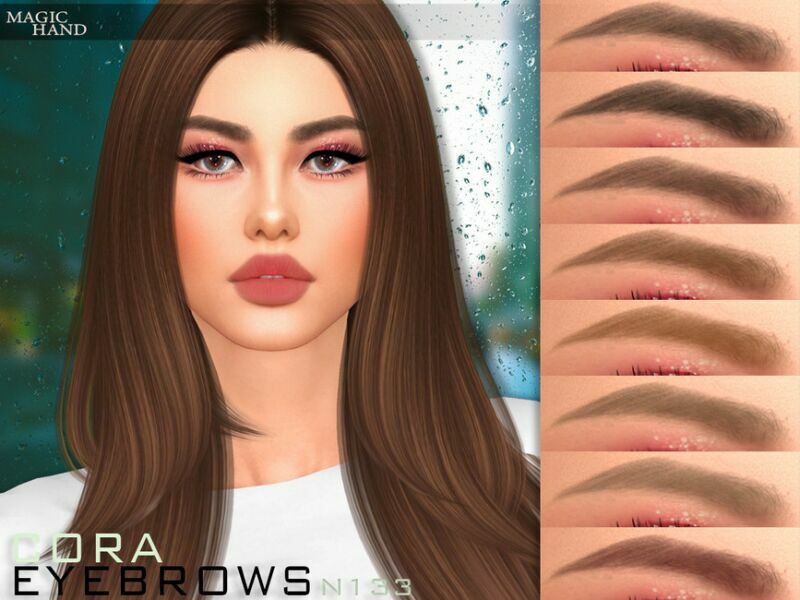 [Patreon] Cora Eyebrows N133 By Magichand Sims 4 CC