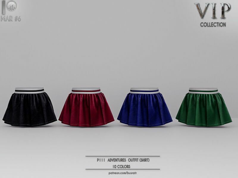 sims 4 cc patreon early access adventures outfit skirt p111 by busra tr 2