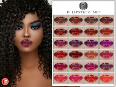 Patreon – (Early Access) Lipstick N05 By Zenx Sims 4 CC