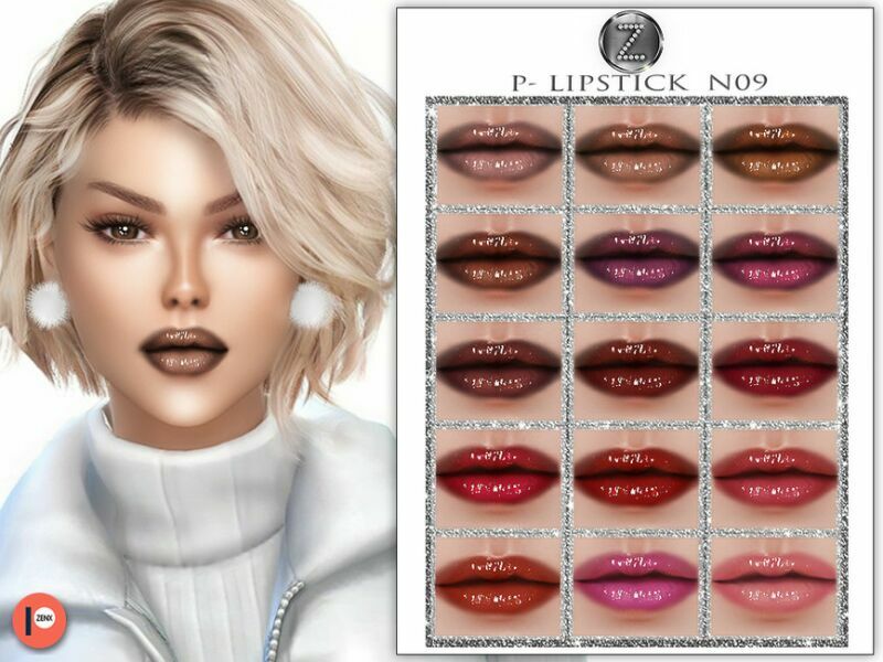 Patreon – (Early Access) Lipstick N09 By Zenx Sims 4 CC