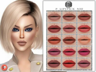 Patreon – (Early Access) Lipstick N10 By Zenx Sims 4 CC