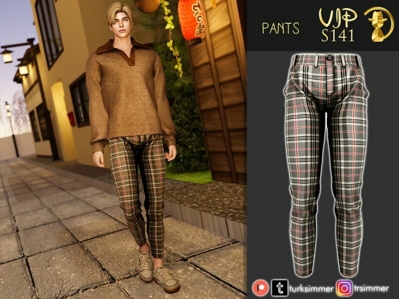 [Patreon] (Early Access) Pants S141 By Turksimmer Sims 4 CC