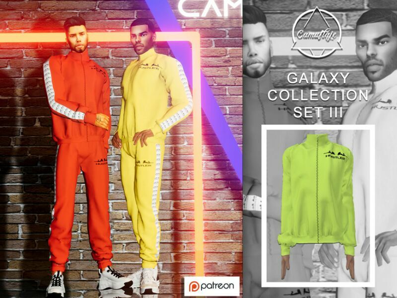 [Patreon] Galaxy Collection – SET III (Sweatshirt) By Camuflaje Sims 4 CC