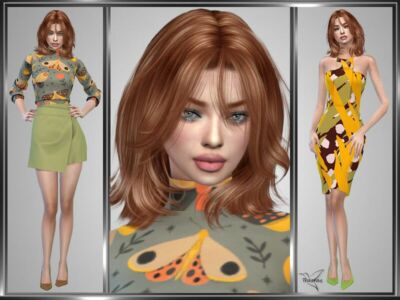 Patricia Poulain By Trasras Sims 4 CC