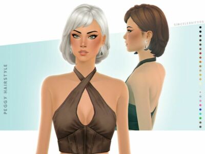 Peggy Hairstyle Sims 4 CC