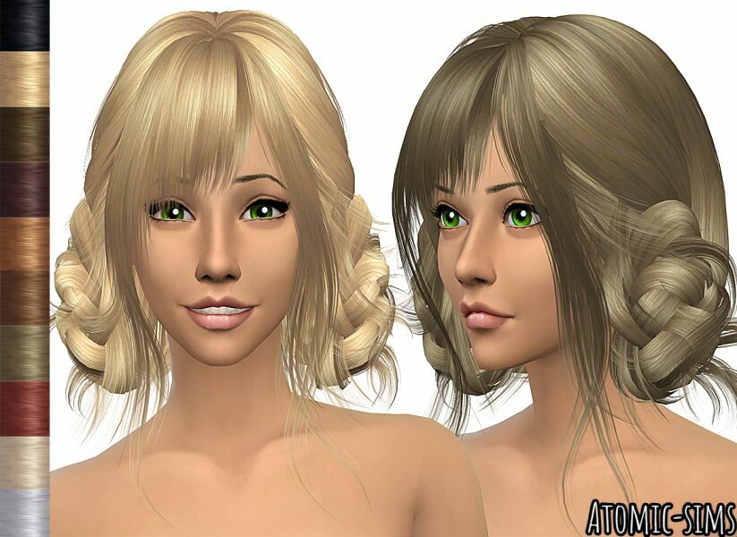 Peggyzone Hair 5508 (Q 022) Peggyed V1 Retexture By Atomic-Sims Sims 4 CC