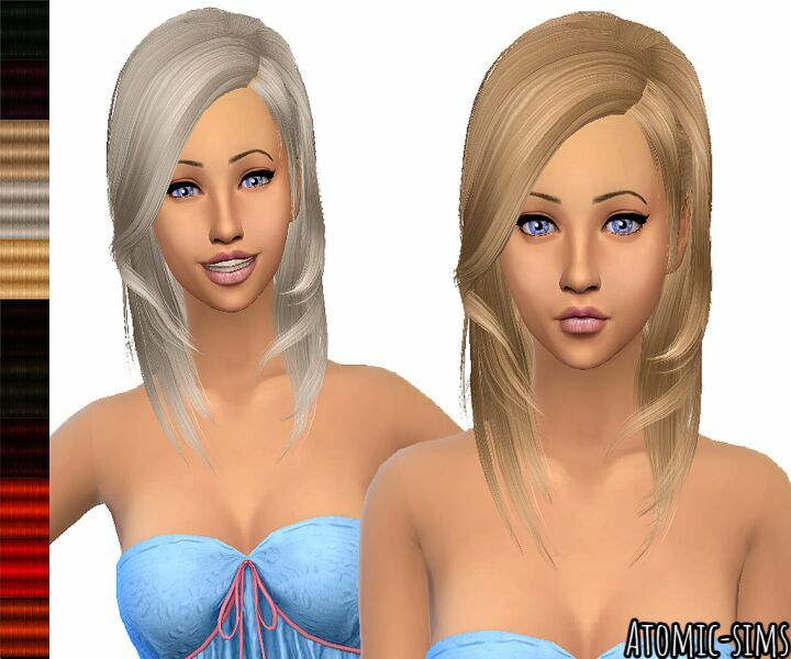 Peggyzone Hair 8021 Conversion By Atomic-Sims Sims 4 CC