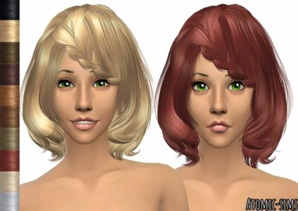 Peggyzone Hairmesh 8138 Peggyed V1 Retexture By Atomic-Sims Sims 4 CC