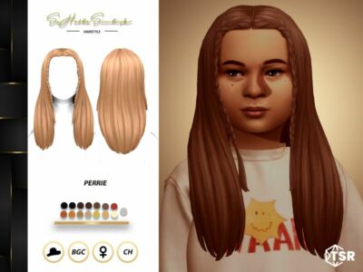 Perrie Hairstyle (Child) By Sehablasimlish Sims 4 CC