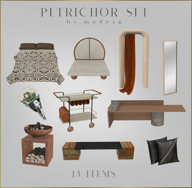 Petrichor SET By Modern Sims 4 CC