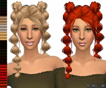 Phoenix-Sims Gilmore Hair Retexture / Mesh Needed By Atomic-Sims Sims 4 CC