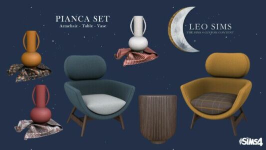 Pianca SET Sims 4 CC