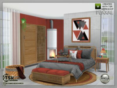 Plaxal Bedroom By Jomsims Sims 4 CC