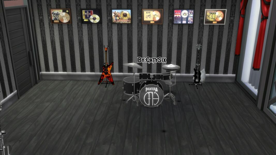 sims 4 cc playable drums v9 by catysix 2