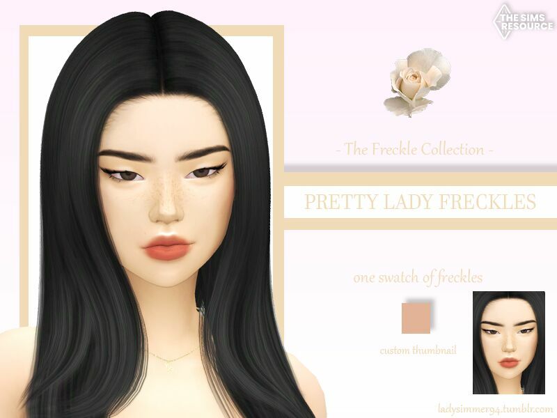 Pretty Lady Freckles By Ladysimmer94 Sims 4 CC