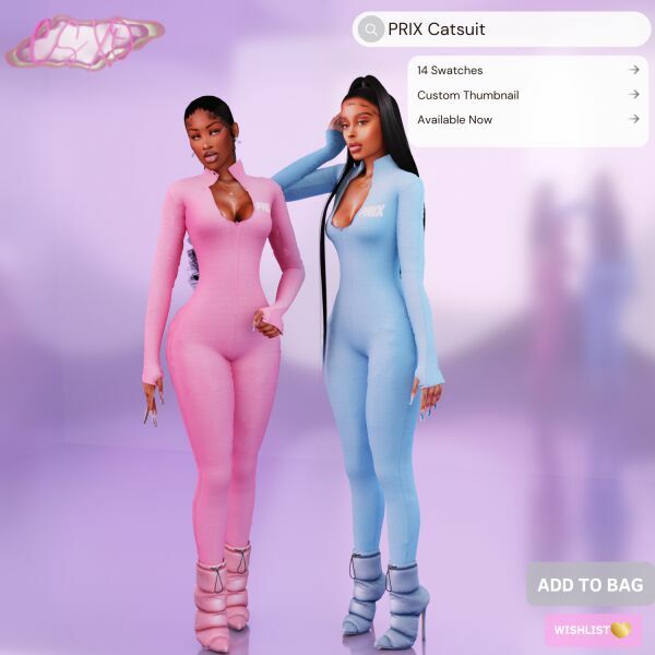 Prix Catsuit Sims 4 CC