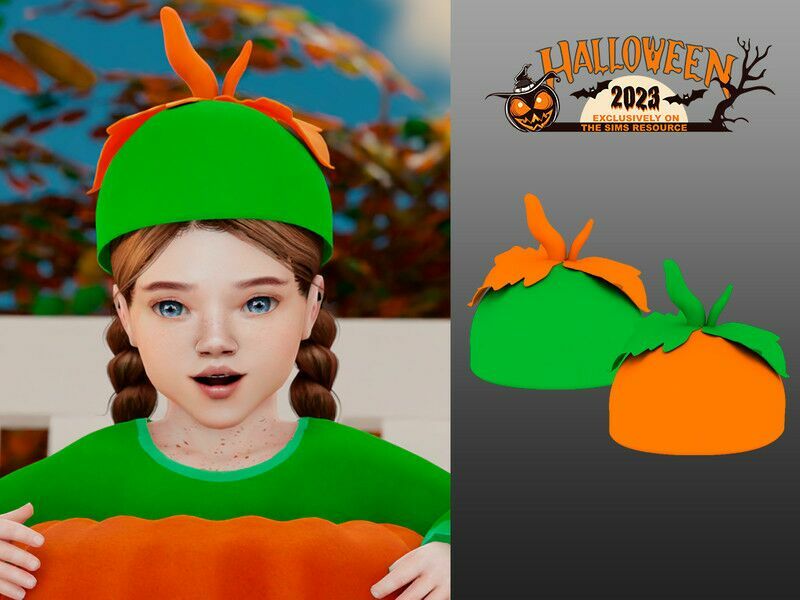 Pumpkin HAT (Toddler) By Couquett Sims 4 CC